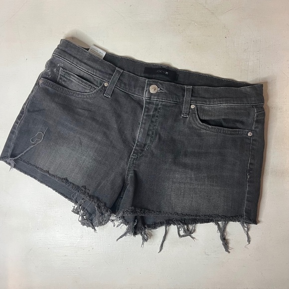 Joe's Jeans Pants - JOE's JEANS Distressed Faded Black Wash 3 Inch CUT-OFF JEAN SHORTS Size 30